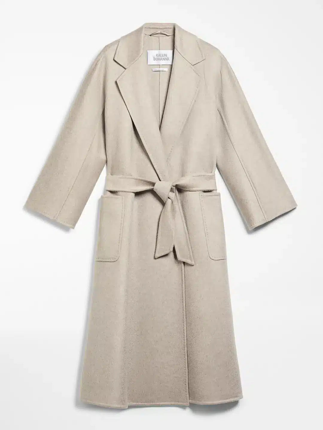 Monogrammed A Grade Cashmere coat inspired by Labbro Style