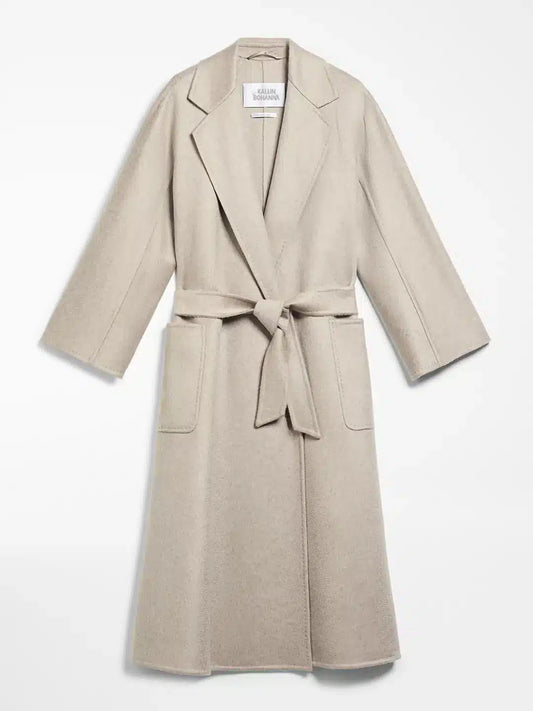 Monogrammed A Grade Cashmere coat inspired by Labbro Style